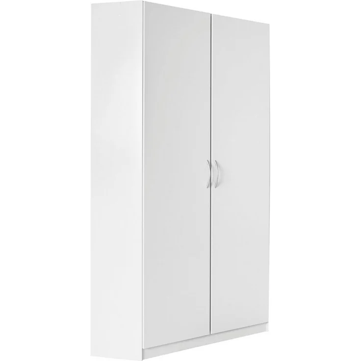 Eckschrank Bitburg Eckkleiderschrank 95x95cm Farbe: weiß – Bild 5