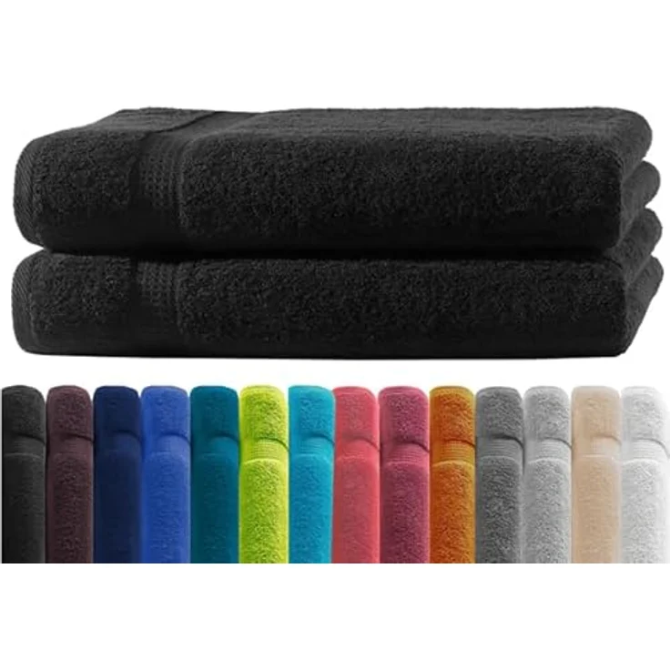 Zestri Handtücher COMFORT Handtücherset aus Baumwolle, saugstark weich, Frottee, Duschtuch 2er-Set, Duschtuch Saunahandtuch Gästehandtücher Badetuch Handtücher Set – Bild 2