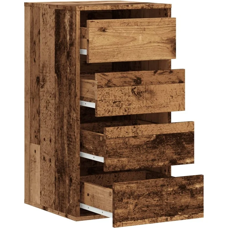 vidaXL Kommode Altholz-Optik 40x41x76 cm Holzwerkstoff 852868 – Bild 5