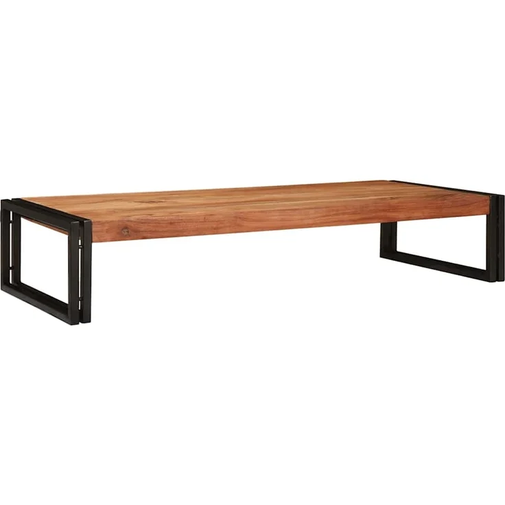 vidaXL Badregal mit Regal Braun 120 x 50 x 23 cm Massivholz Akazie 4102764 – Bild 1