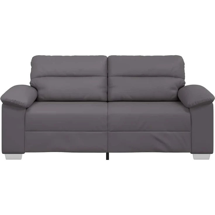 vidaXL 2-Sitzer-Sofa Grau 180x81x84 cm Kunstleder 4105340 – Bild 3