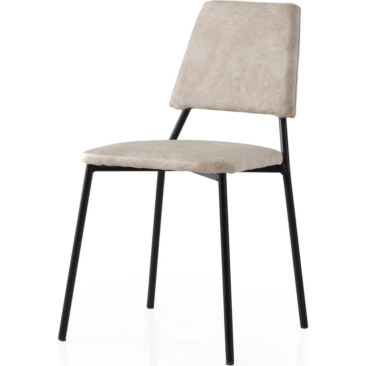 Skye Decor 'Lıma - 4551 V2' Stuhlset (2-teilig), Schwarz / Ecru, 42,5 x 77,5 x 54 cm – Bild 2