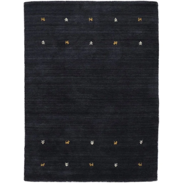 carpetfine Wollteppich Gabbeh Uni, auch als Läufer und Rund erhältlich, rechteckig, Höhe: 15 mm, reine Wolle, handgewebt, Gabbeh Loom Tiermotiv, große Farbauswahl – Bild 1