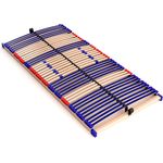stabiler Lattenrost 100% BUCHE Lattenrahmen - nicht verstellbar, starr - SCHULTERFRÄSUNG, 7 Zonen, 42 Federleisten, Härte-Regulierung, Mittelgurt - FIX SLEEP BEST 42® unmontiert (70x200 cm)