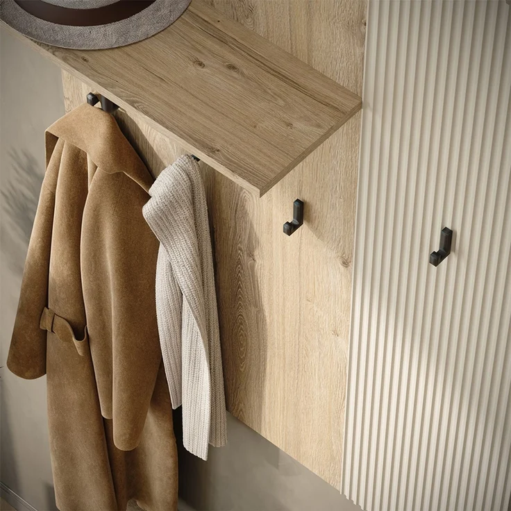 Wandgarderobe Puerto Eiche/Cashmere 86x120 cm Vicco – Bild 4