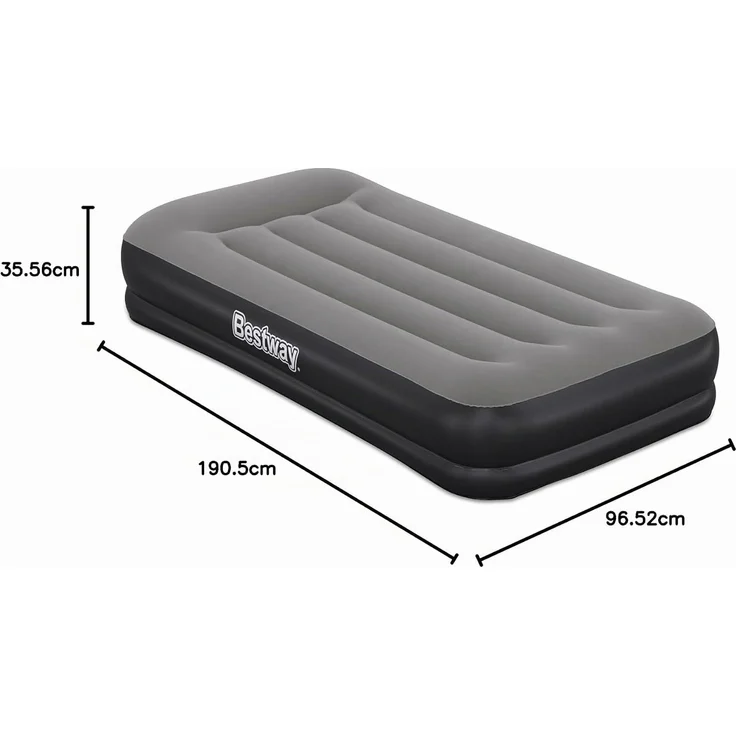 TriTech® Single-Luftbett mit USB-Elektropumpe 191 x 97 x 36 cm – Bild 12
