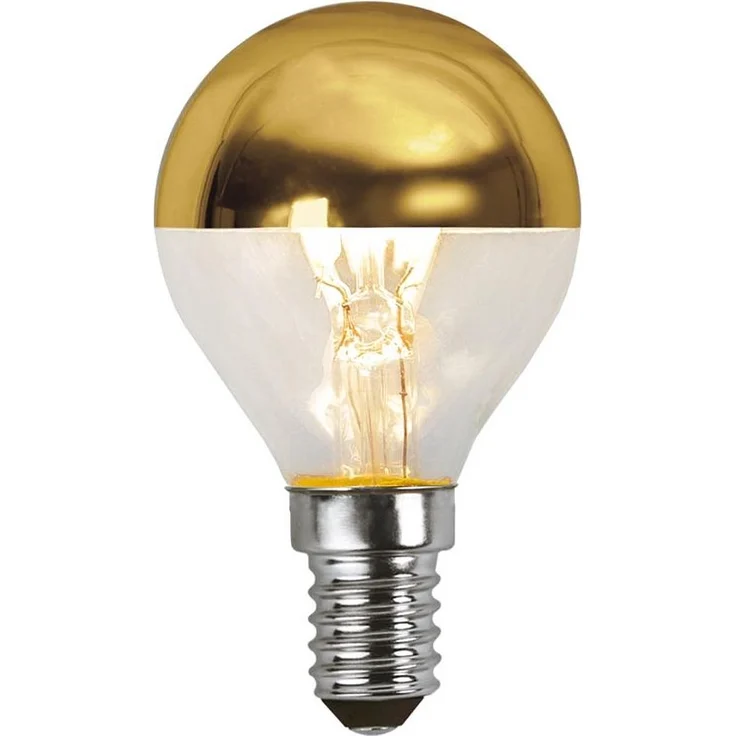 LED-Leuchtmittel ,Top Coated', E14, 3,5W, 250lm, dimmbar, gold, blendfrei, warmweiß – Bild 1
