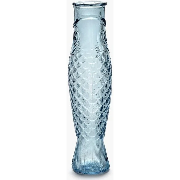 Serax Karaffe Karaffe 29 cm Fish & Fish blau, (1-tlg), Karaffe, 10,60cm, Glas, blau – Bild 3