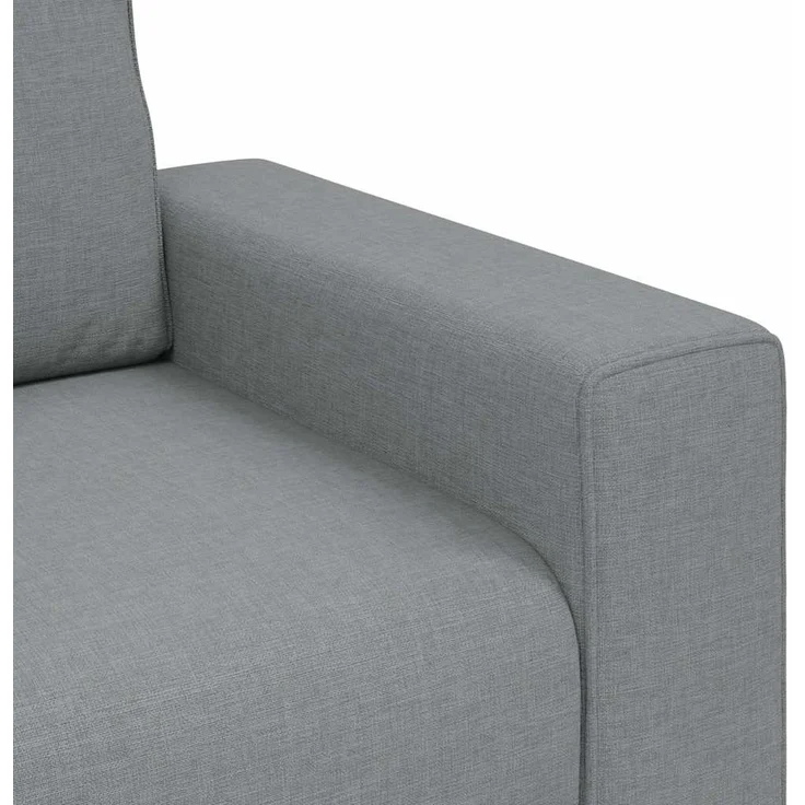 vidaXL Sessel Hellgrau 100x77x82 cm Stoff 4105146 – Bild 6