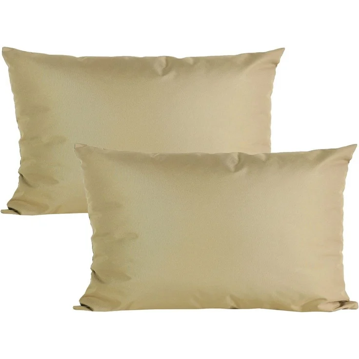 JACK Kissenbezüge 2er Set 40x60cm Outdoor Wasserfest, (2 Stück), 2x Kissenhülle, strapazierfähig, wasserabweisend, Innen & Außen – Bild 1