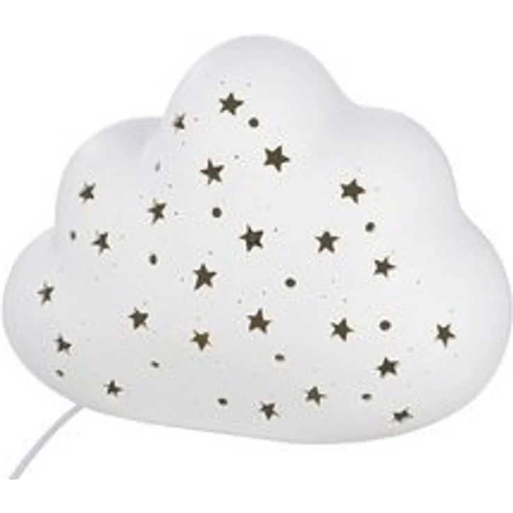 GILDE Tischleuchte WOLKE - Tischleuchte in Weiß - H. 15cm - Tischdekoration, Dekoration - Leuchte - Weihnachten - Tischlampe - Weihnachtsdekoration – Bild 5