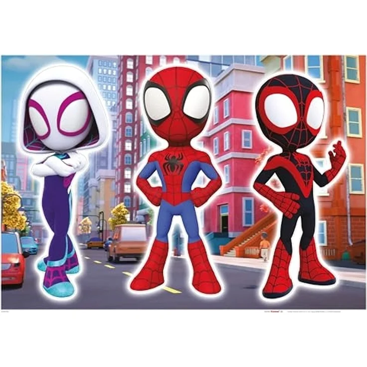 Komar Wandtattoo Spidey and His Amazing Friends Trio - Größe 50 x 70 cm (3 St), Künstler: Komar, selbstklebend, Wandsticker, Kinderzimmer – Bild 2