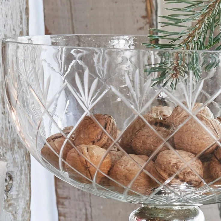 Mirabeau Geschirr-Set Schale Iesha klar/antiksilber, Glas – Bild 2