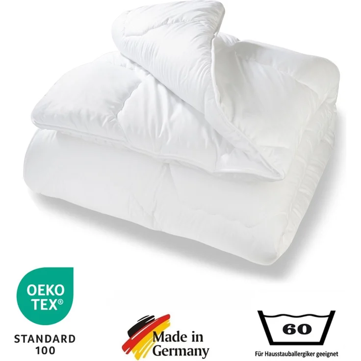 Extra warme Winter Bettdecke Duo Steppbett Baumwollbezug 135x200 95° – Bild 2