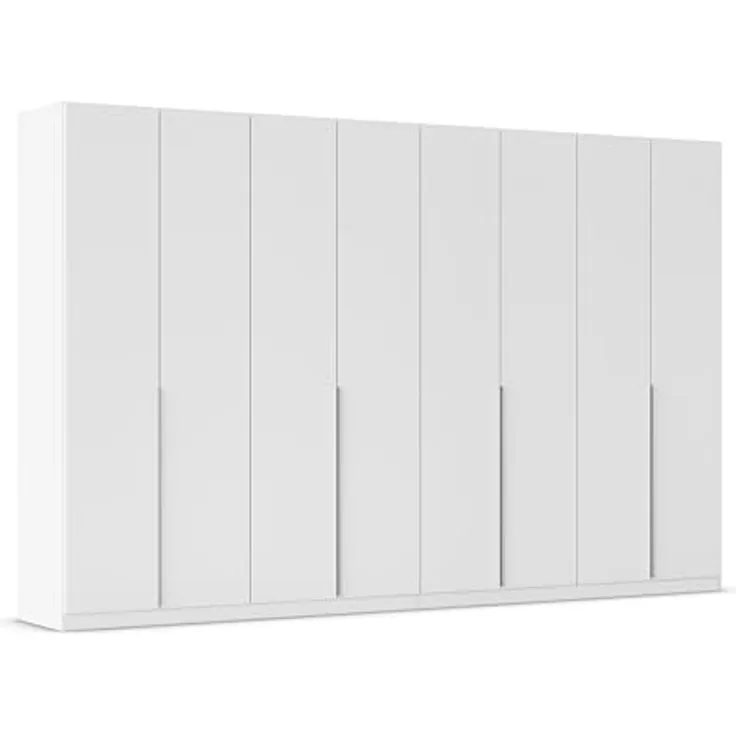 Rauch Möbel Alabama, Kleiderschrank für Schlafzimmer, Kinderzimmer, Wohnzimmer, Garderobe, Flur, 8-türig, mit Zubehör Classic, Farbe Weiß, Breite 360 cm