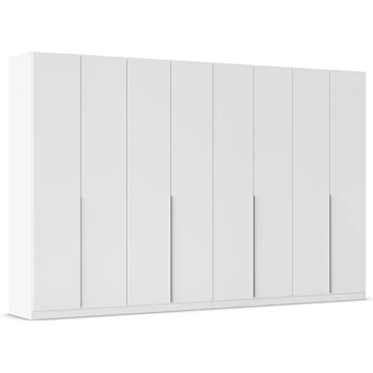 Rauch Möbel Alabama, Kleiderschrank für Schlafzimmer, Kinderzimmer, Wohnzimmer, Garderobe, Flur, 8-türig, mit Zubehör Classic, Farbe Weiß, Breite 360 cm – Bild 1