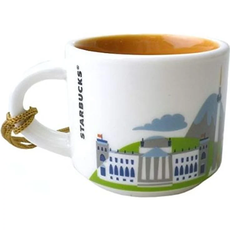 Starbucks Frühstücks-Geschirrset STARBUCKS Germany Mini Demi Mug Espresso Cup Tasse Box Deutschland – Bild 2