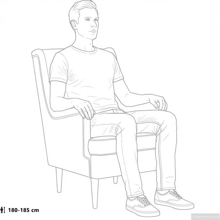 vidaXL Sessel Hellgrau Stoff 42029948 – Bild 9