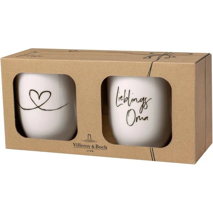 Villeroy & Boch Statement Kaffeebecher 280 ml 2er Set Lieblingsoma