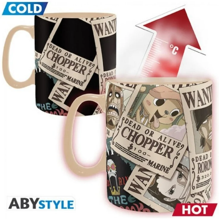 ABYstyle Tasse ONE PIECE - Tasse Heat Change - 460 ml - Wanted – Bild 3