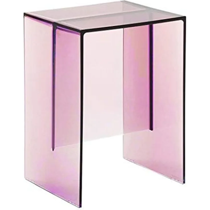 Kartell Max-Beam Hocker/Beistelltisch, Plastik, pink, 27 x 33 x 47 cm