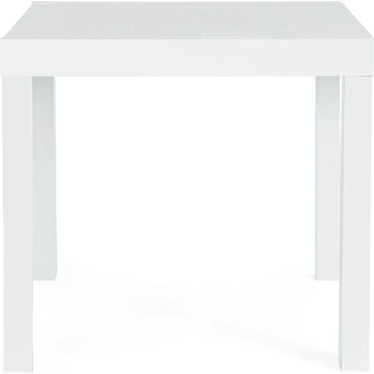 Gartenesstisch Cliv Aluminium, modern ausziehbar, Weiß, für 4–6 Personen, 80–160x80 cm – Bild 2