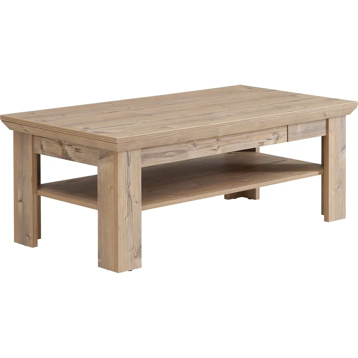 Couchtisch >NEPAL< in Bramberg Fichte Dekor - 120x45x60cm (BxHxT)