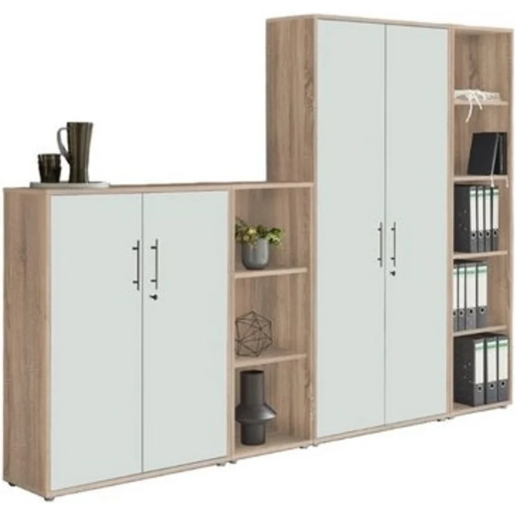 moebel-dich-auf Aktenschrank OFFICE EDITION (Set 4, abschließbar, Metallgriffen) Made in Germany – Bild 3