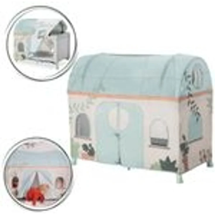 Travel Bed Cover / Spielüberwurf für Reisebetten Plants – Bild 1