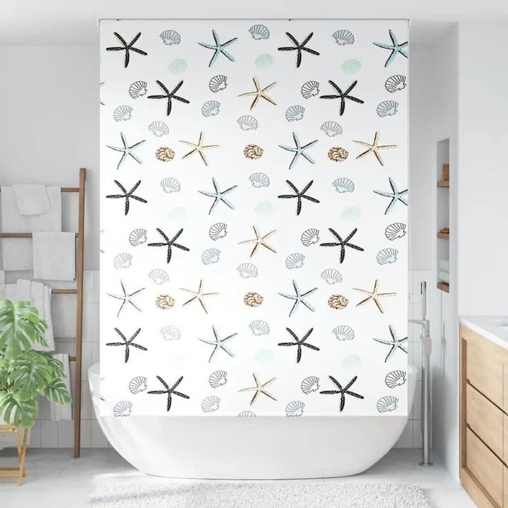 vidaXL Duschrollo 150x240 cm Stoffbreite 146 cm 4014907 – Bild 1