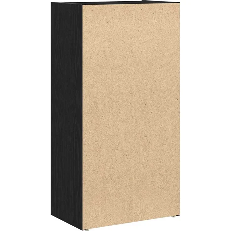 vidaXL Bücherregal Schwarz Eichen-Optik 40x24x77 cm Holzwerkstoff 860365 – Bild 7