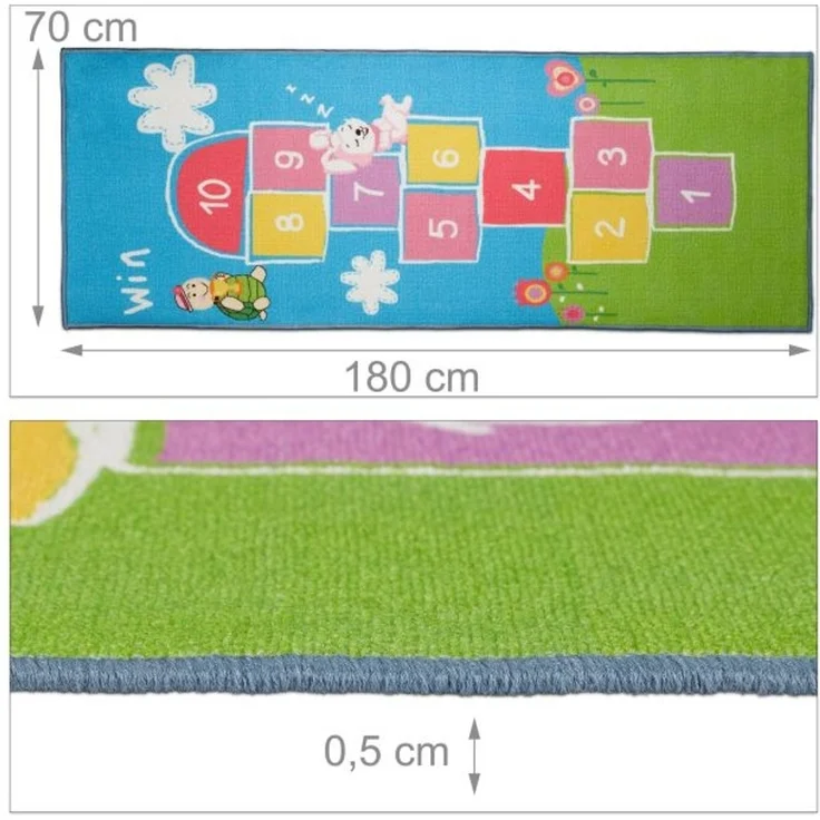 Kinderteppich Hüpfspiel 180x70 cm – Bild 4