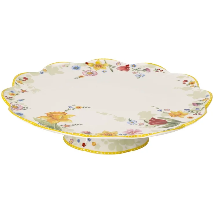 Villeroy & Boch Spring Awakening Tortenplatte auf Fuß