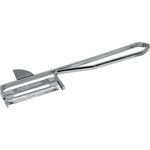 Fackelmann Universalschäler, Spargelschäler aus Edelstahl, Sparschäler für Obst und Gemüse (Farbe: Silber), Menge: 1 Stück