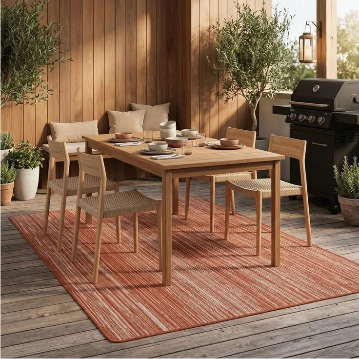 Snapstyle Outdoorteppich In- und Outdoor Teppich Beidseitig Newport Design, Rechteckig, Höhe: 3 mm