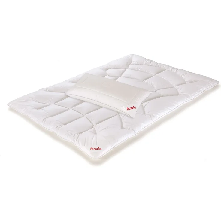 Paradies Betten-Set FIONA BIO BL 135x200 cm weiß