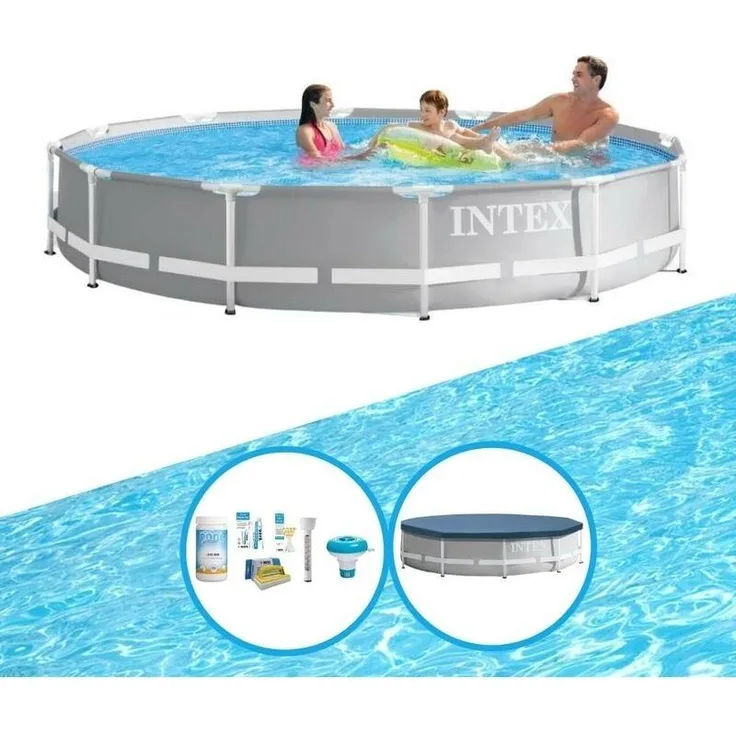 Intex Frame Pool Intex Prism 366x76 cm Schwimmbad-Paket