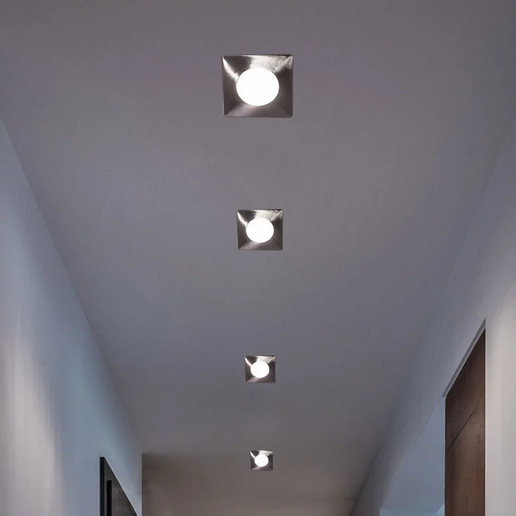 LED Decken-Einbaustrahler, chrom, Einbautiefe 12cm – Bild 10