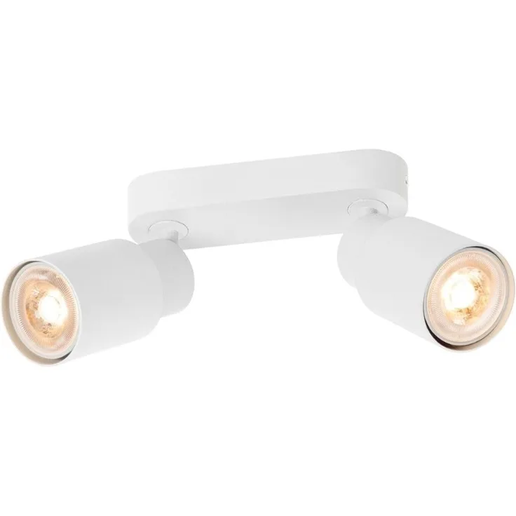 SLV PURI 2.0 Tube, Wand- und Deckenaufbauleuchte, long, 2 x max. 6W GU10, weiß - Wand- und Deckenleuchten