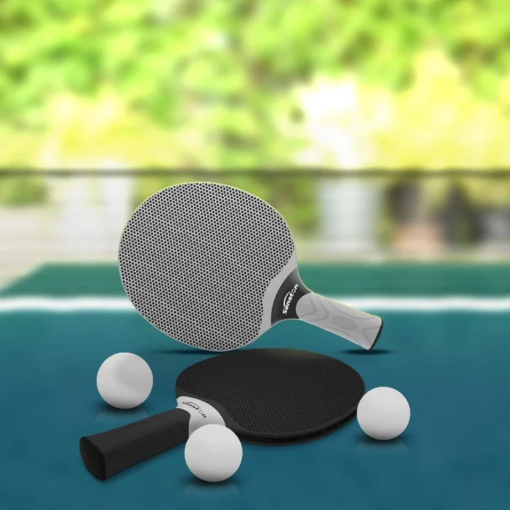 Senston Tischtennisschläger Set, 4 Schläger, 6 Bälle & Tasche – Bild 6