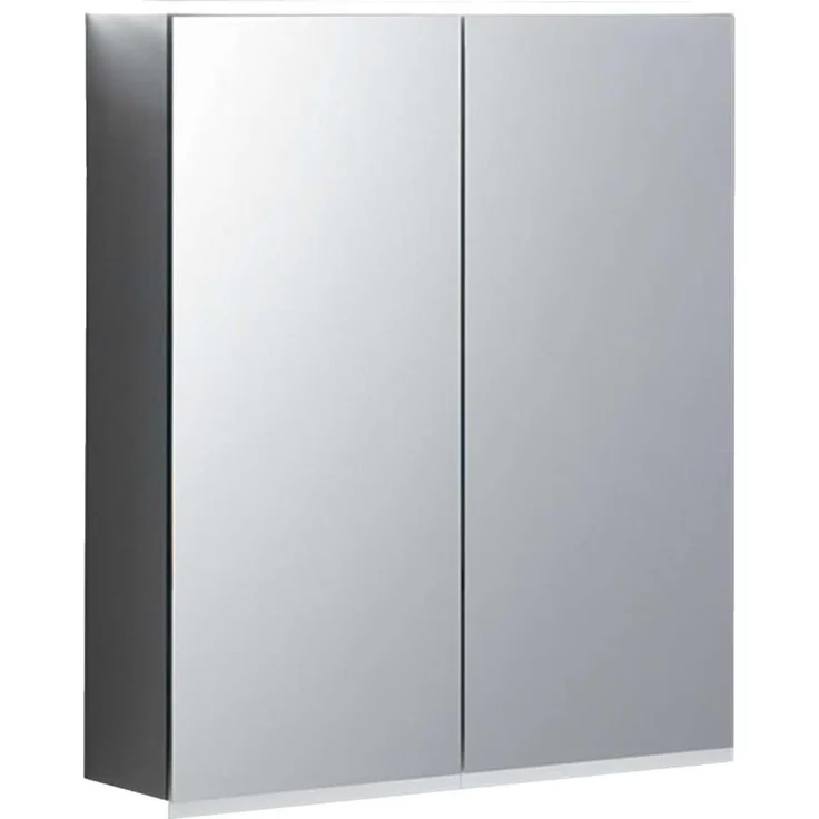 Geberit Option Plus Spiegelschrank mit Beleuchtung, zwei Türen, Breite: 75 cm, 500206001 - 500.206.00.1 – Bild 1