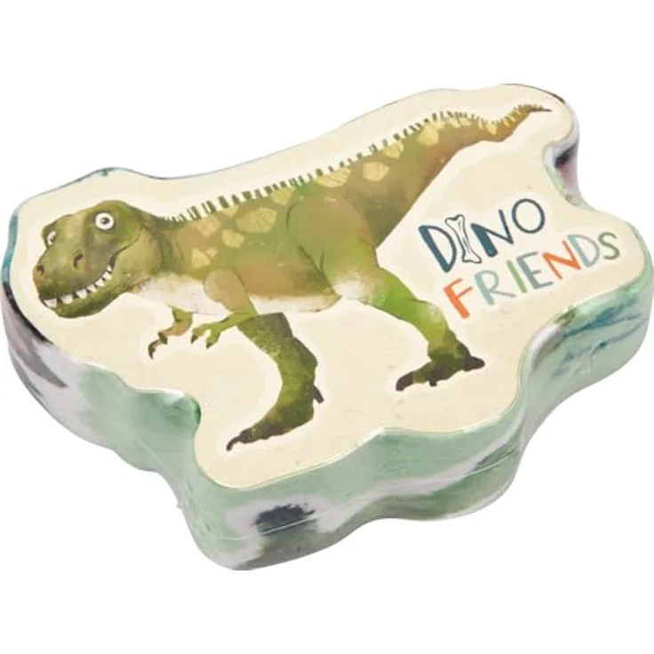 Die Spiegelburg Zauberhandtuch - Dino Friends, 30 x 60 cm, 100% Baumwolle, waschbar bei 40 Grad