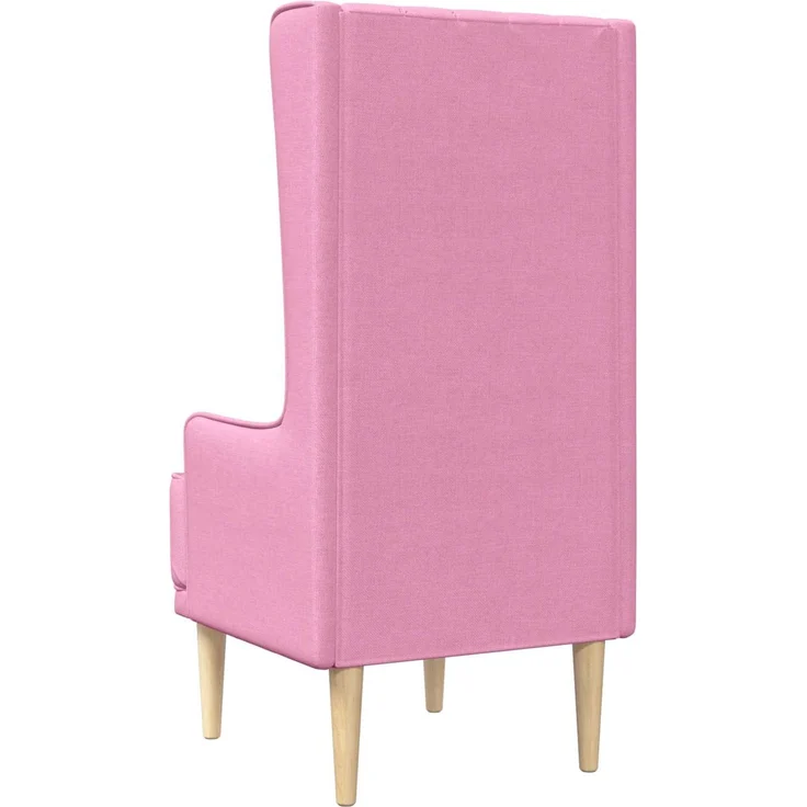 vidaXL Hochlehner Rosa Stoff 42042490 – Bild 5