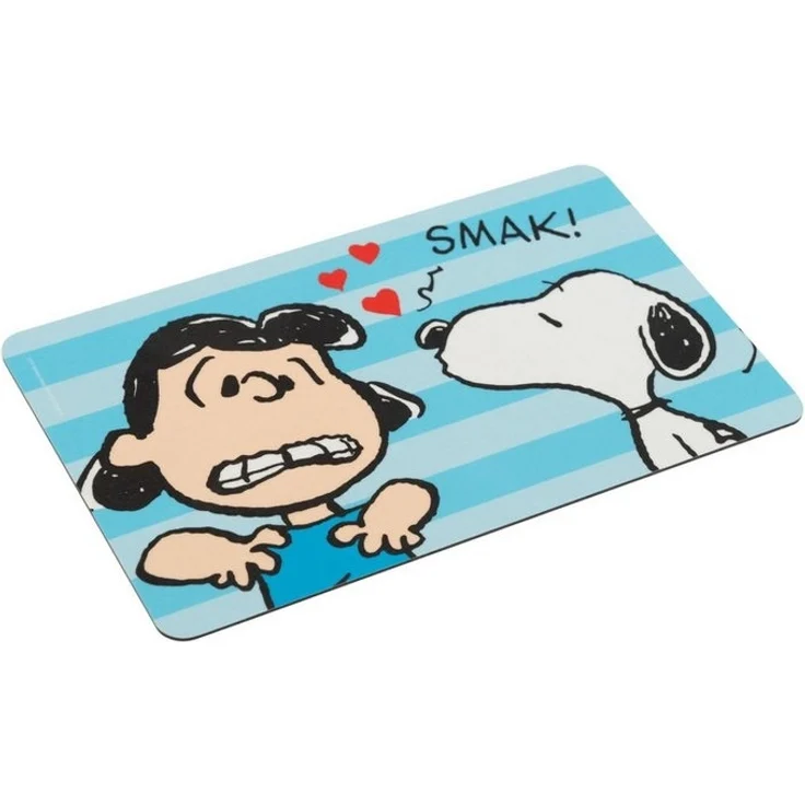 United Labels® Frühstücksbrett Peanuts Snoopy Brettchen Kuss Smak! Schneidebrettchen, Resopal – Bild 2