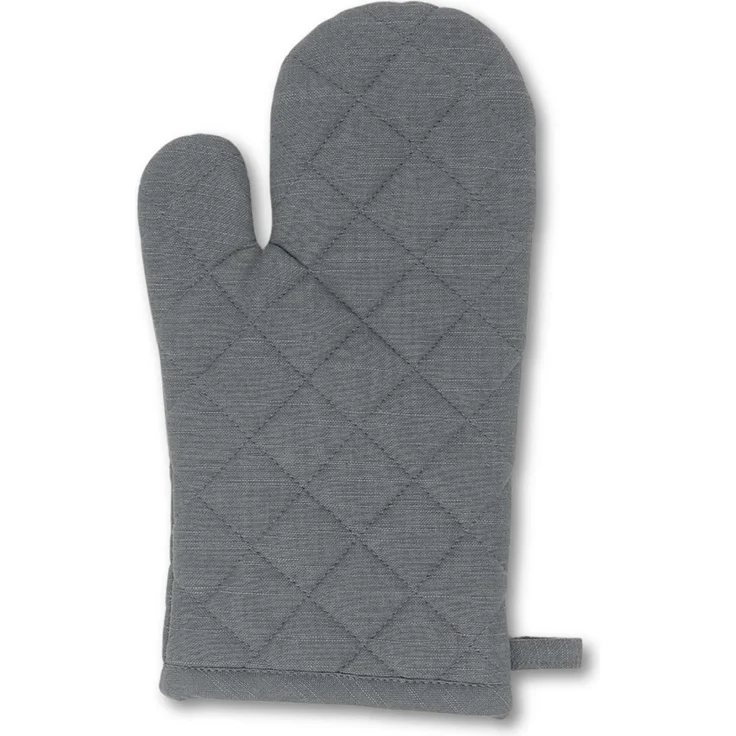 gws Hitzebeständige Ofenhandschuhe 1 Paar Anthrazit 18 x 28 cm 100 Prozent Baumwolle OEKO TEX Standard 100 300 GSM Polywatte Futter rutschfest waschbar : Anthrazit : Ofen-Handschuhe – Bild 4