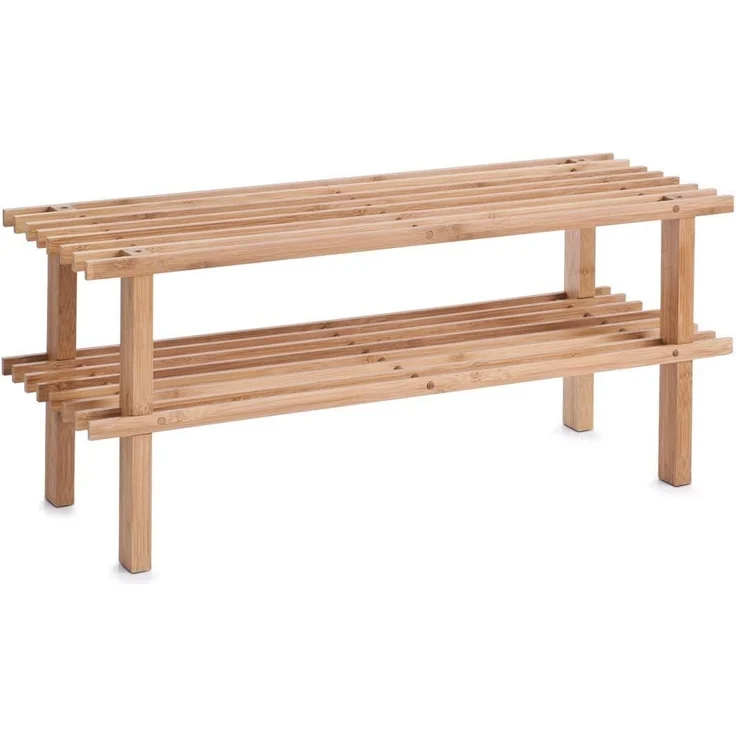 Schuhregal aus Bambus, 70 x 26 x 30 cm – Bild 1