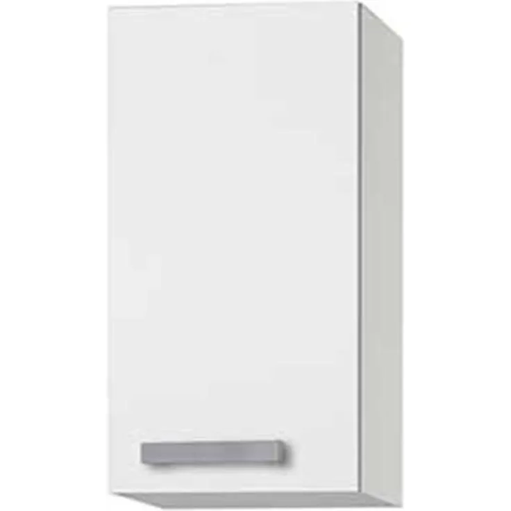Oberschrank Optimal / Opti-Kult, Holzwerkstoff, Kunststoff, Weiß, 30 x 58 x 35 cm