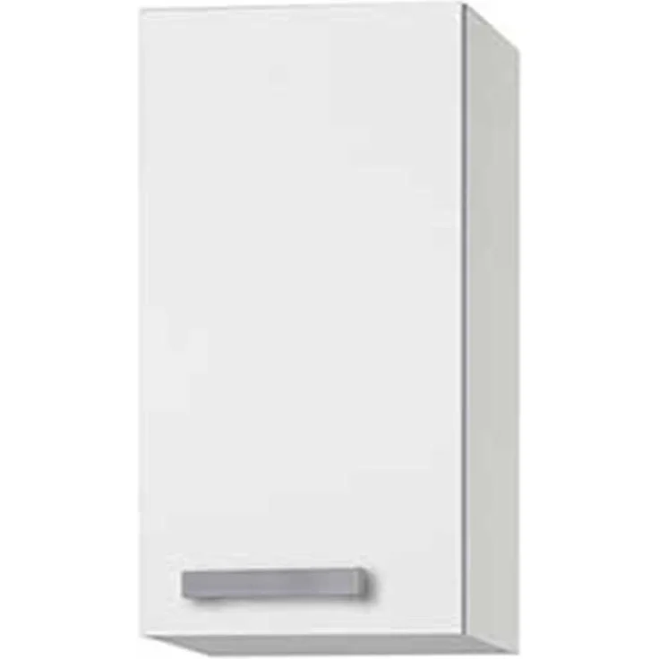 Oberschrank Optimal / Opti-Kult, Holzwerkstoff, Kunststoff, Weiß, 30 x 58 x 35 cm