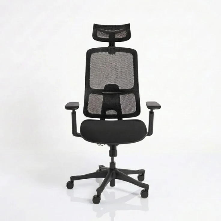 VALKENSTOL M5 POLSTER-SITZ Bürostuhl ergonomisch mit Schaumstoff Sitz - 5 Jahre Garantie - adaptive Lordosenstütze - verstellbare Sitztiefe – Bild 2