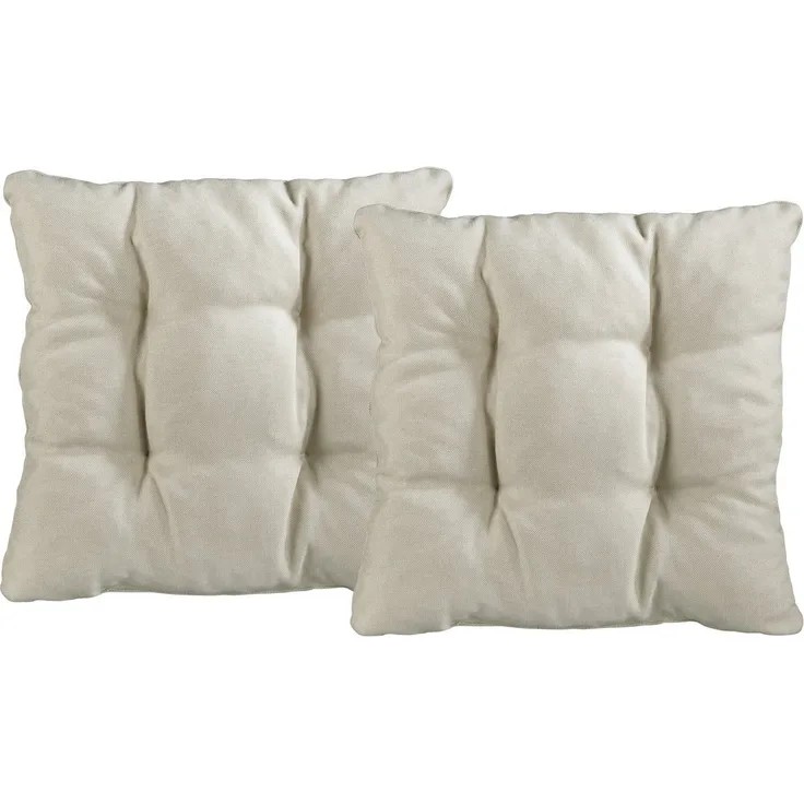 XDREAM Stuhlkissen Sitzkissen Set (2er & 4er) für Stühle und Bänke, robuste Polsterauflage für indoor und outdoor, 38x38x6 cm